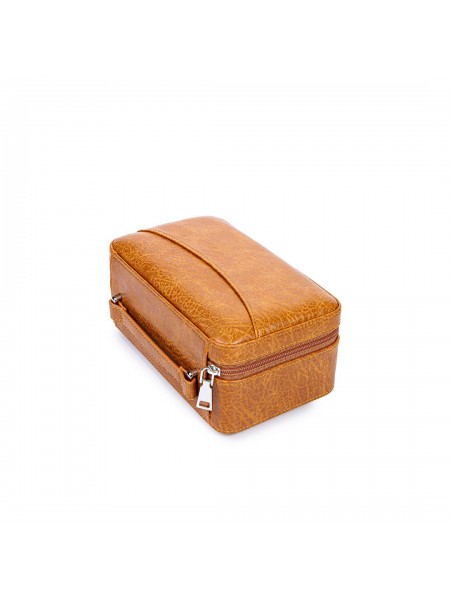 Psh058 Cohiba Çakmak Kesicili Xl Taba Deri Puro Taşıma Çantası