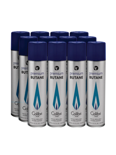 Colibri Premium Gazlı ve Pürmüzlü Çakmaklar İçin Bütan Gaz