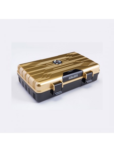 Psh003 Parmida Seyahat Tipi Gold Siyah Humidor Puro Kutusu