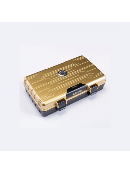 Psh003 Parmida Seyahat Tipi Gold Siyah Humidor Puro Kutusu
